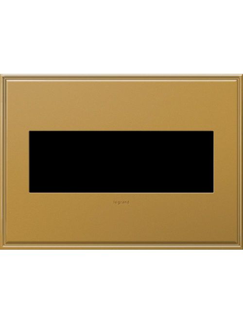 Product image for Pass & Seymour AWC3G-NB4 3-Gang 2-Module Wall Plate - Antique Bronze