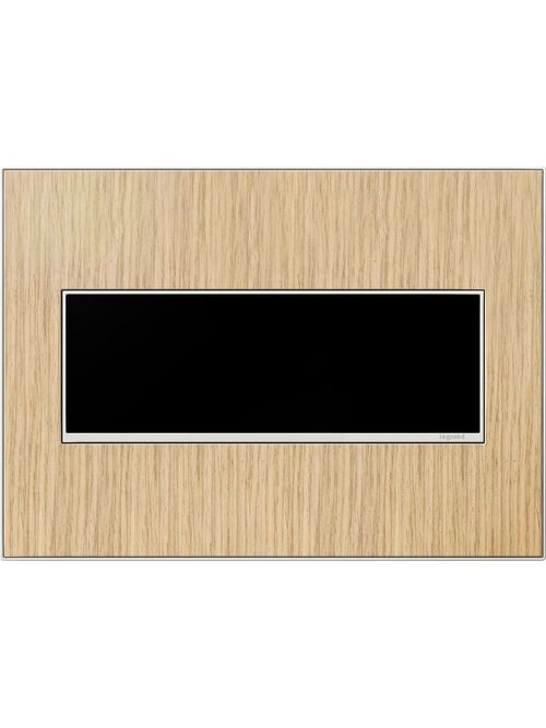 Product image for Pass & Seymour AWM3G-FH4 3-Gang 2-Module Wall Plate - French Oak