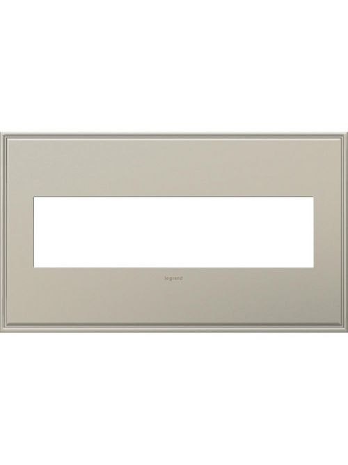 Product image for Pass & Seymour AWC4G-AN4 4-Gang 2-Module Wall Plate - Antique Nickel
