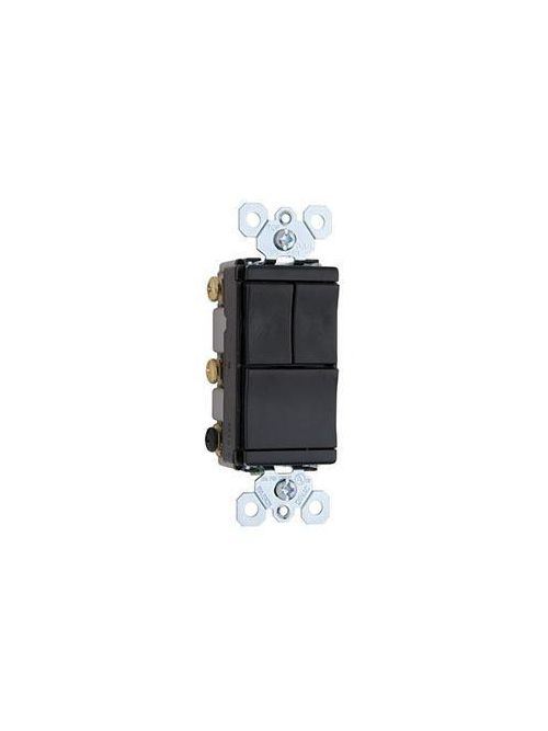 Product image for Pass & Seymour TM8113-ICC 15 Amp 120 VAC 1-Pole 3-Way Ivory Decorator Combination Switch
