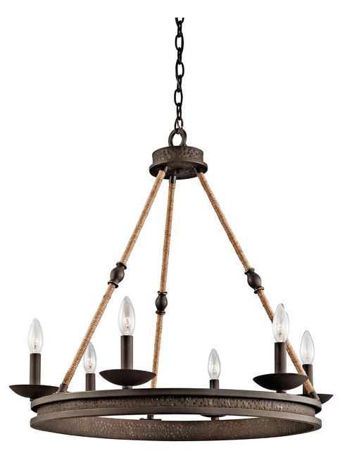 Product image for Kichler 43423OZ Chandelier 6Lt