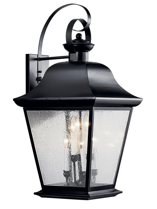 Product image for Kichler 9703BK Outdoor Wall 6Lt