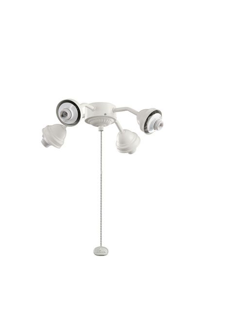Product image for Kichler 350102SNW 4 Light Bent Arm Fit