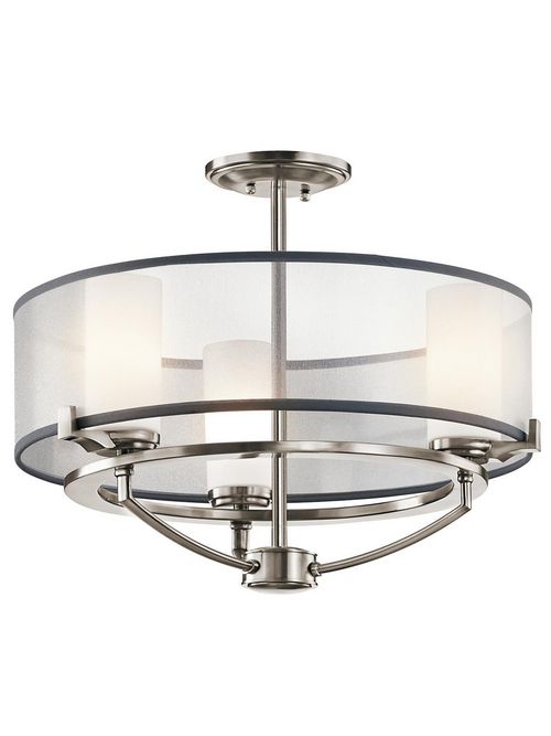 Product image for Kichler 42923CLP Chandelier/Semi Flush