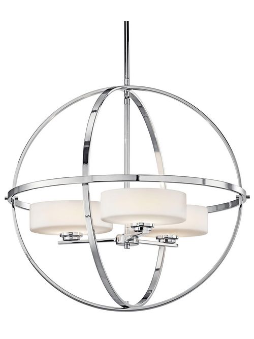 Product image for Kichler 42505CH Chandelier 3Lt Halogen
