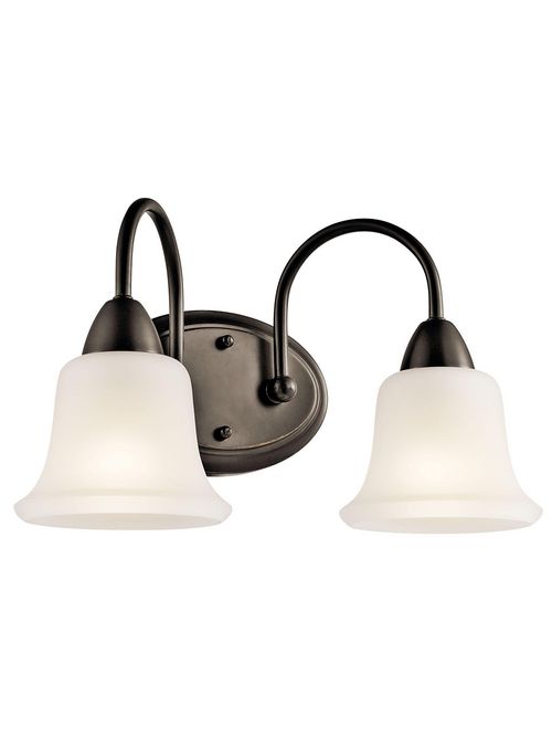 Kichler 45882OZ Olde Bronze 2-Light Nicholson Bath Vanity Kichler 45882OZ Olde Bronze 2-Light Nicholson Bath Vanity