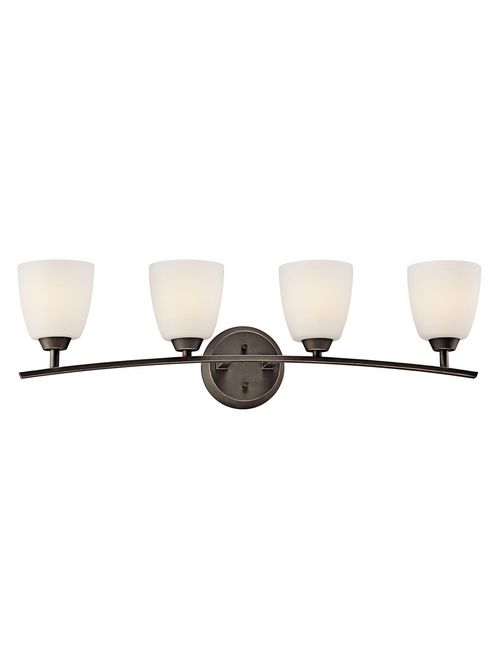 Product image for Kichler 45361OZ Granby™ 4 Light Vanity Light Olde Bronze®