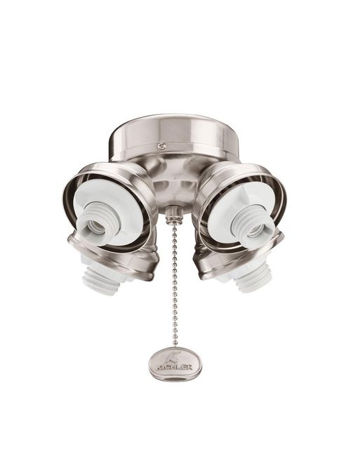 Product image for Kichler 350011BSS 4 Light Turtle Fitte