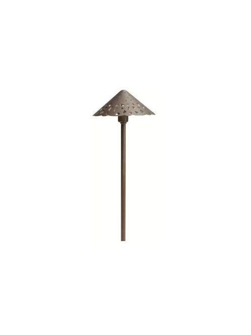 Product image for Kichler 15471BBR Cast Brass Hammered R