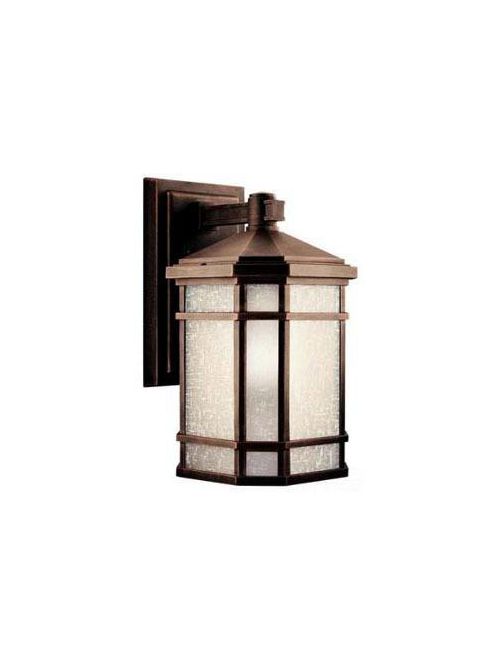 Product image for Kichler 11018PR OUTDOOR WALL 1LT FLUORESCENT