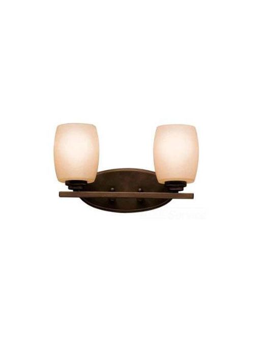 Product image for Kichler 5097OZ Eileen 2-Light Olde Bronze Bath Vanity