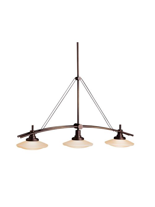 Product image for Kichler 2955OZ Linear Chandelier 3Lt H