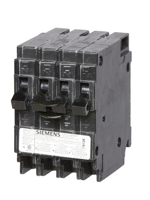 Siemens Industry Q3030NC 1-Pole 30 Amp 120 VAC 10 kA Non-Common Trip Duplex Circuit Breaker Siemens Industry Q3030NC 1-Pole 30 Amp 120 VAC 10 kA Non-Common Trip Duplex Circuit Breaker