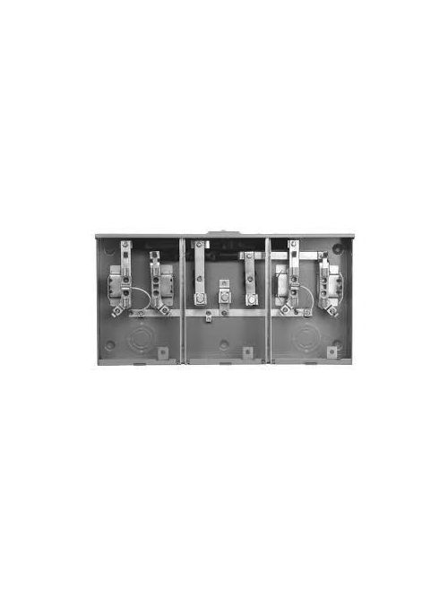 Product image for Siemens 9837-8243 600 VAC 20 Amp 6-Jaw NEMA 3R No Bypass Ringless Meter Mounting Equipment