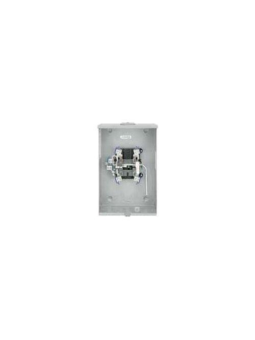 Product image for Siemens 40604-0250 600 VAC 200 Amp 1-Phase 3-Wire 4-Jaw Lever Bypass Ringless Meter Mounting Device