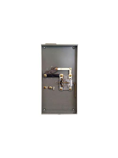Product image for Siemens 44604-82 600 VAC 320 Amp 1-Phase 3-Wire 4-Jaw Lever Bypass Ringless Meter Mounting Equipment