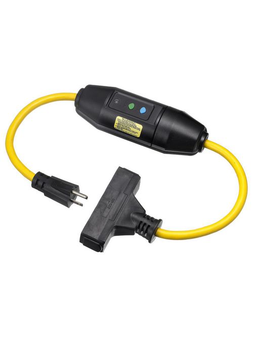 Hubbell Wiring Devices GFPIL15125TRIM 15 Amp 120 VAC NEMA 5-15R 2 Foot Manual Set Single Tap Inline Straight Blade GFCI Hubbell Wiring Devices GFPIL15125TRIM 15 Amp 120 VAC NEMA 5-15R 2 Foot Manual Set Single Tap Inline Straight Blade GFCI