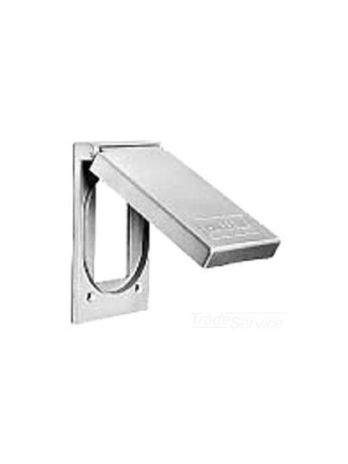 Product image for Hubbell WP26Cover weatherproof vertical 1gang aluminium IP44