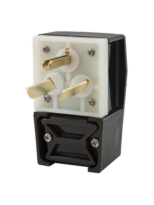 Hubbell Wiring Devices HBL9379 50 Amp 277 VAC 2-Pole 3-Wire NEMA 7-50P Black Nylon Straight Blade Plug Hubbell Wiring Devices HBL9379 50 Amp 277 VAC 2-Pole 3-Wire NEMA 7-50P Black Nylon Straight Blade Plug