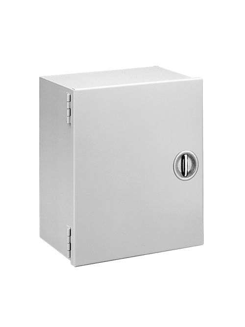 Hoffman A24N168LP 24 x 16 x 8.62 Inch 16 Gauge Steel NEMA 1 Hinge Cover Enclosure Hoffman A24N168LP 24 x 16 x 8.62 Inch 16 Gauge Steel NEMA 1 Hinge Cover Enclosure