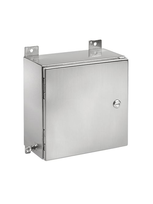 Hoffman EXE12126SS61 12 x 12 x 6 Inch 316 Stainless Steel NEMA 4X Hinged Cover Hazardous Location Enclosure Hoffman EXE12126SS61 12 x 12 x 6 Inch 316 Stainless Steel NEMA 4X Hinged Cover Hazardous Location Enclosure