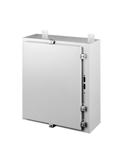 Hoffman A42HS3712LP 42 x 37.38 x 12 Inch 14 Gauge Steel NEMA 4 Wall Mount Disconnect Enclosure Hoffman A42HS3712LP 42 x 37.38 x 12 Inch 14 Gauge Steel NEMA 4 Wall Mount Disconnect Enclosure
