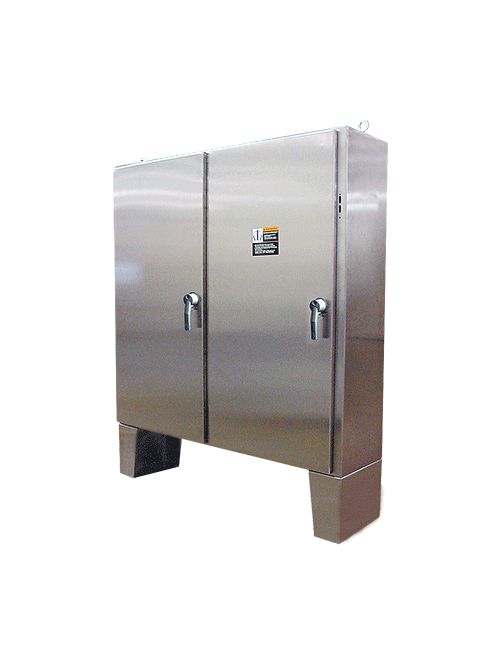 Hoffman A60X6112SSLPN4 60.12 x 61.75 x 12.12 Inch 12 Gauge 304 Stainless Steel NEMA 4X 2-Door Disconnect Enclosure Hoffman A60X6112SSLPN4 60.12 x 61.75 x 12.12 Inch 12 Gauge 304 Stainless Steel NEMA 4X 2-Door Disconnect Enclosure