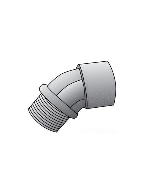 Product image for O-Z/Gedney 8-450 1/2 45 Degree Malleable Short Elbow