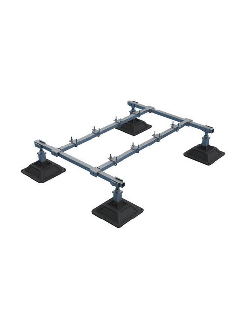 Product image for Caddy PEK4B Rooftop Pyramid Equipment Support Kit, 4 Post Base, 49 1/2"