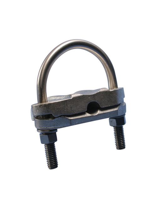 Product image for Erico FC078 Fence Clamp, One Conductor, 2 1/2" Fence Post, 2/0 Solid-250 kcmil Stranded, 16 mm² Stranded-120 mm² Stranded
