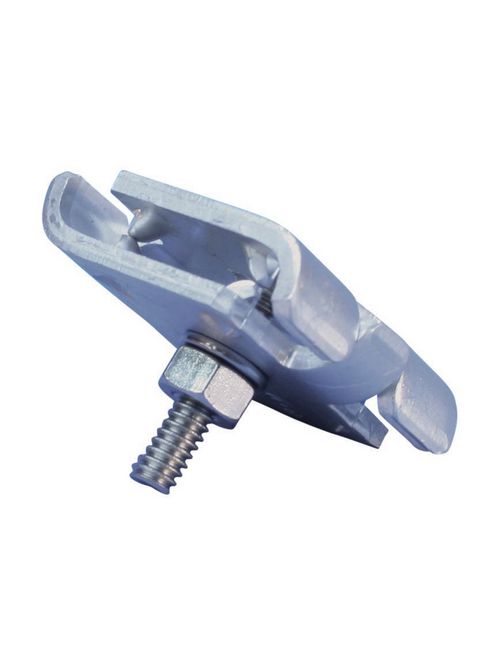 Product image for Erico LPA502 Stamped Bolted Parallel Cable Connector, Aluminum, Class 1 - Class 2 (4/0 Max)