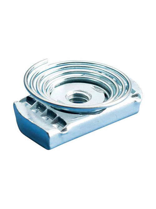 Product image for Caddy TSNT0037EG Strut Nut with Top Spring, EG, 3/8" Rod