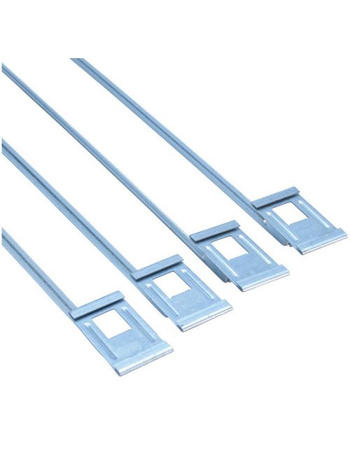 Product image for Caddy 517FCA Light Fixture Suspension Bar for Hat Channel, Standard 5/8" x 1/4" Replacement Bar