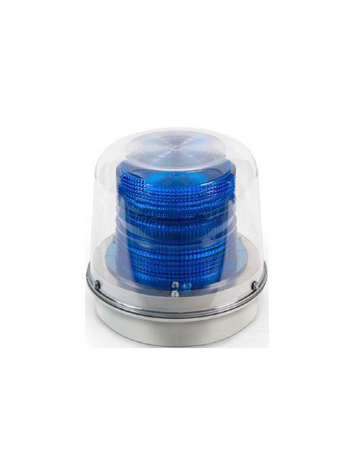Product image for Edwards Signaling 94B-N5 120 VAC 0.1 Amp Blue Cast Base Single Flashing Xenon Strobe Beacon