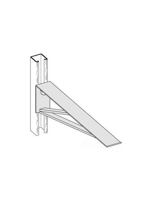 Product image for Eaton B-Line B449-18 ZN Cable Saddle Bracket