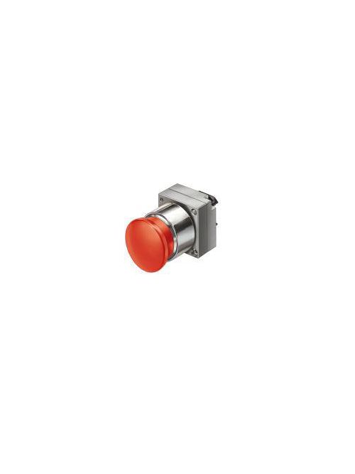 Product image for Siemens 3SB3501-1EA21 22 mm IP67 Plastic Red Actuator 2-Position Push-Pull Illuminated Push Button Operator
