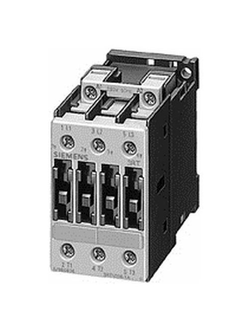 Product image for Siemens 3RT1023-1AV60 480 VAC 9 Amp 7.5 Hp 3-Phase 3-Pole 3NO Screw Terminal IEC Contactor