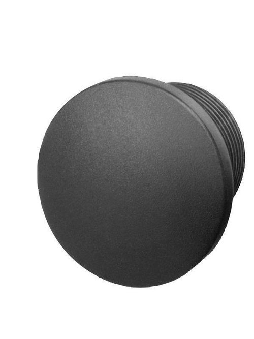 Product image for Siemens 3SB3921-0AA Black Round Sealing Plug with Lock Nut