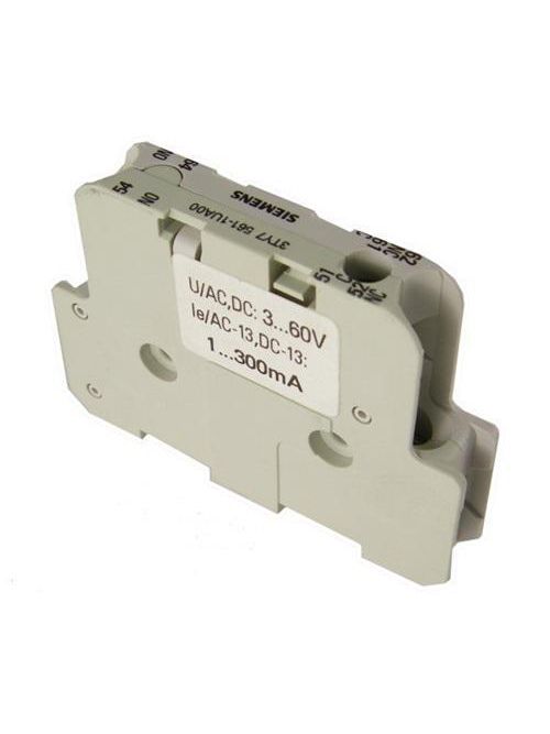 Product image for Siemens 3TY7561-1P 230 Volt 5.6 Amp 2NO 2NC Screw Terminal Contactor Relay Auxiliary Switch Block