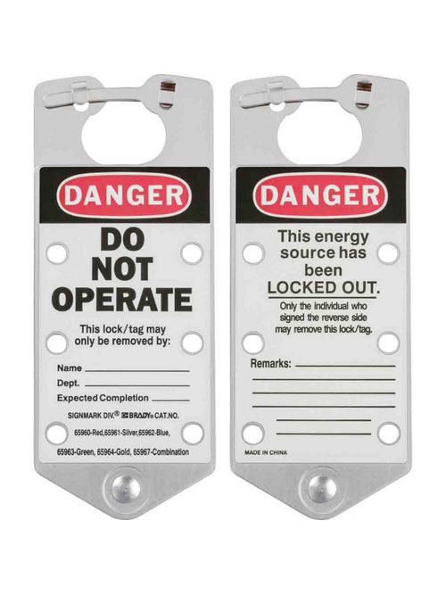 BRADY 65961 LABELED LOCKOUT HASPS BRADY 65961 LABELED LOCKOUT HASPS