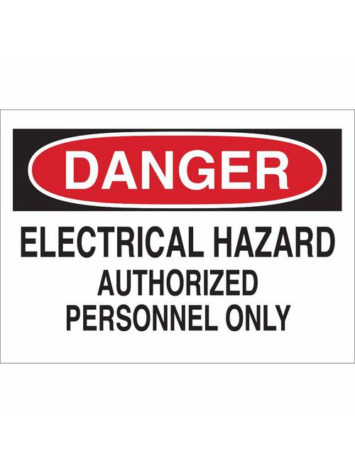 Brady 22092 Electrical Hazard Sign Brady 22092 Electrical Hazard Sign