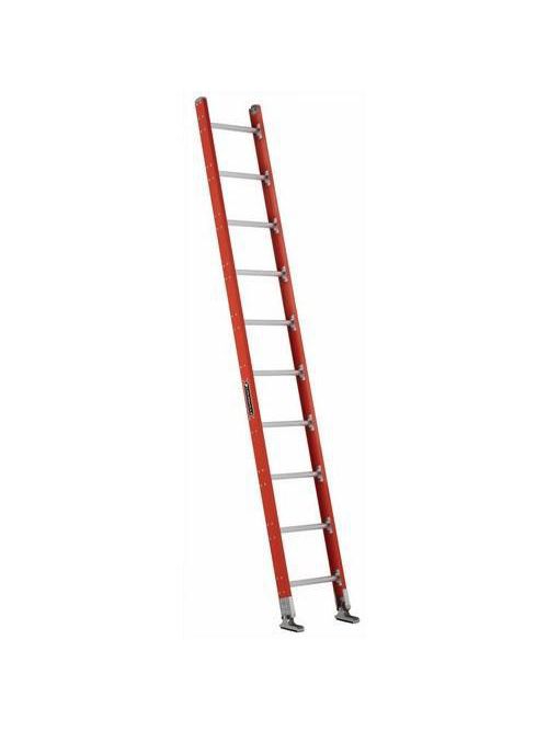 Product image for Louisville Ladder FE7110 10 Foot Plate Connect Straight Ladder