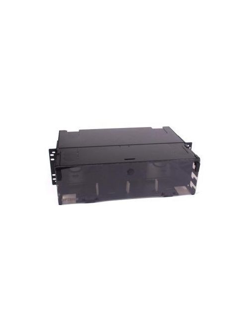 Product image for Hubbell Premise Wiring FCR525SPR 3 Rack Unit 5.25 Inch Black Powder Coated 16 Gauge Cold Rolled Steel FCR Rack Mount Enclosure