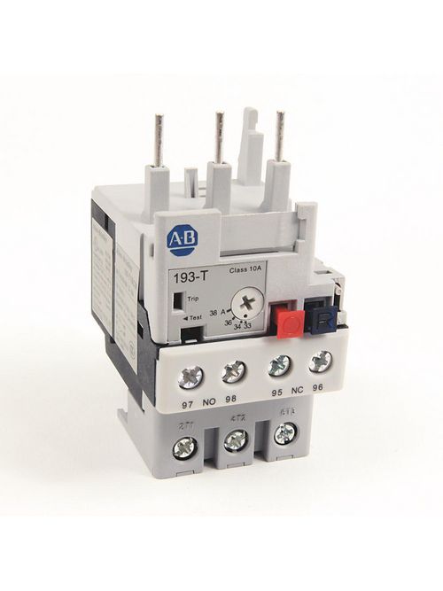 Allen Bradley 193-T1BC38 33 to 38 Amp IEC Bi-Metallic Overload Relay Allen Bradley 193-T1BC38 33 to 38 Amp IEC Bi-Metallic Overload Relay