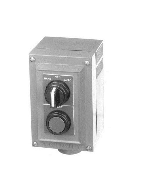 Product image for Allen Bradley 800R-R2TC NEMA 4/13 2-Position Surface Mount Cast Aluminum Alloy Selector Switch Station