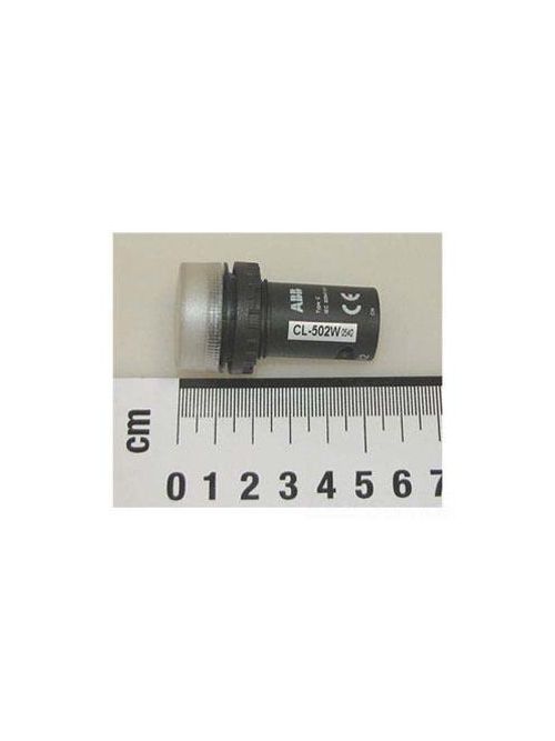 Product image for ABB CL-513W 22MM CPPL WHT LED 110-130AC