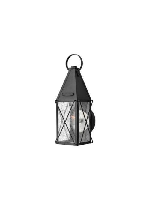 Product image for York 1 Light Small Wall Lantern - Black