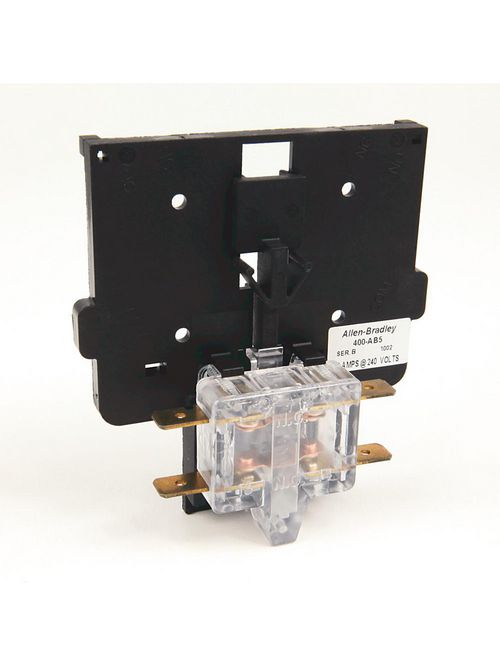 Product image for Allen Bradley 400-AB5 Auxiliary Contact, Bul.400 DP, NO/NC