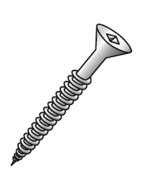 Product image for Cully 13816 8 x 1" Particle Board Screws, Deep Thread, Square Drive, Black
