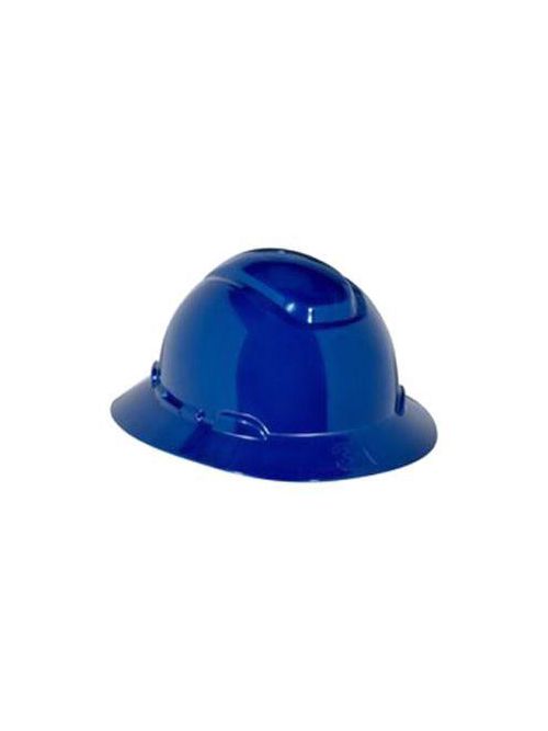 Product image for 3M H-810R 3M™ Full Brim Hard Hat H-810R, Navy Blue 4-Point Ratchet Suspension, 20EA/Case